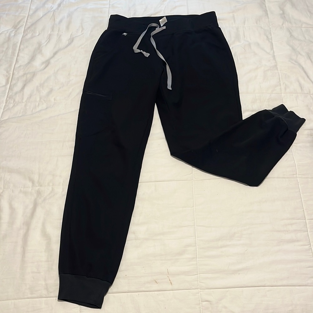 Figs Scrubs Black Joggers